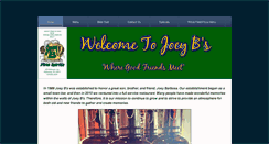 Desktop Screenshot of joeybsbar.com